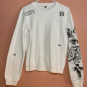 Justin Bieber tattoo sweater